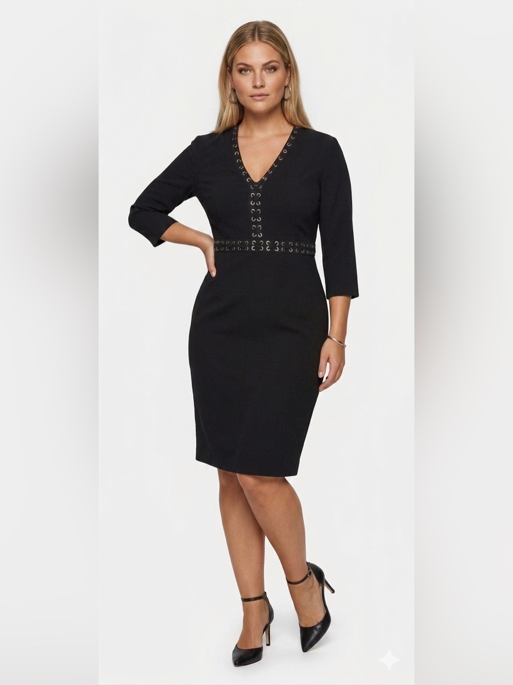 MICHAEL KORS COLLECTION Cady Sheath Dress Made in Italy size 10 $2,275.00 - Picture 12 of 12